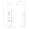 Alfi Brand White Aluminum Shower Panel W/ 2 Body Sprays and Rain Shower Head ABSP60W - alternate 4